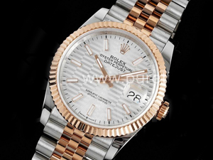 로렉스 데이저스트 36mm 로즈골드 실버 다이얼 | DateJust 36 SS_RG 126203 JDF 1_1 Best Edition Silver Dial on Jubilee Bracelet A2824