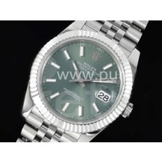 로렉스 데이저스트 41mm 그린 다이얼 | DateJust 41 126334 JDF 1_1 Best Edition 904L Steel Green Dial on SS Jubilee Bracelet VR3235