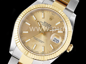 로렉스 데이저스트 41mm 옐로우골드 다이얼 | DateJust 41 126333 904L SS_YG VSF 1_1 Best Edition YG Dial on Oyster Bracelet VS3235