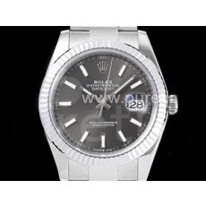 로렉스 데이저스트 41mm 그레이 다이얼 | DateJust 41 126334 904L SS VSF 1_1 Best Edition Gray Dial on Oyster Bracelet VS3235