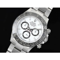 [최신작]로렉스 데이토나 116500 화이트 다이얼 | Daytona 116500 BTF 1:1 Best Edition 904L SS Case and Bracelet White Dial SA4130