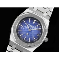 오데마피게 로얄오크 39mm 블루 다이얼 | Royal Oak 39mm 15202IP SS ZF 1:1 Best Edition Blue Textured Dial on SS Bracelet A2121