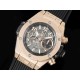 휴블럿 빅뱅 유니코 로즈골드 스켈레톤 다이얼 | Hublot Big Bang Unico RG ZF 1:1 Best Edition Skeleton Dial on Black Rubber Strap A1280