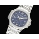 파텍필립 노틸러스 7118 여성용 다이아몬드 베젤 블루 다이얼 |  Nautilus 7118 Ladies 3KF 1:1 Best Edition Blue Dial Diamonds Bezel on SS Bracelet A324 Super Clone