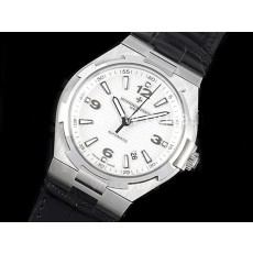 바쉐론콘스탄틴 오버시스 화이트 다이얼 | Overseas SS 8F Maker White Dial on Black Leahter Strap MIYOTA9015