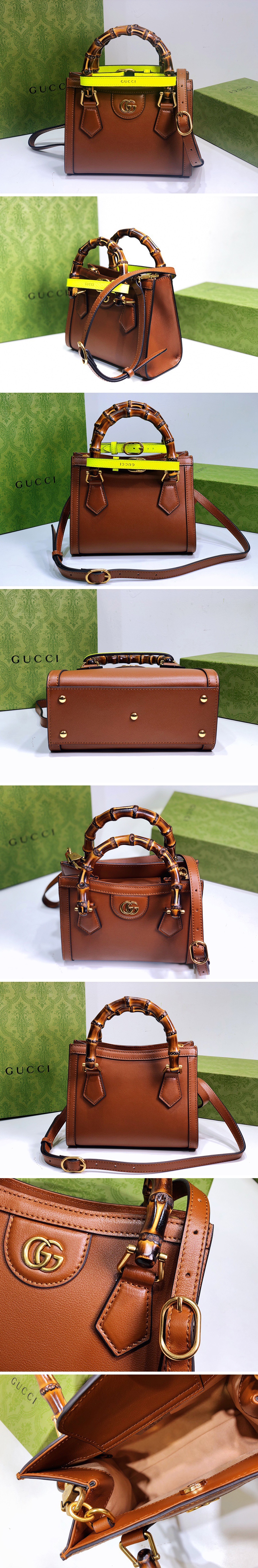 [GUCCI] 구찌 다이애나 DIANA 미니 토트백 660195 여성, GU3, 홍콩명품가방,여자,명품백,무브타임사이트,2022