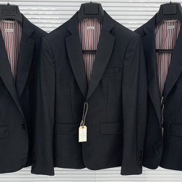 [THOM BROWNE] 톰브라운 22SS 남성 정장수트 양복 세트 다크그레이 MM472, RED, 홍콩명품,무브타임사이트,2022신상,명품의류