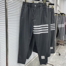 [THOM BROWNE] 톰브라운 더블레이어 22SS 4선바 실크면 팬츠 MM501, RED, 홍콩명품,무브타임사이트,2022신상,명품의류