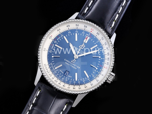 [BREITLING] 브라이틀링 네비타이머 41mm 블루 다이얼, 홍콩명품시계,남자워치,손목시계,가죽스트랩