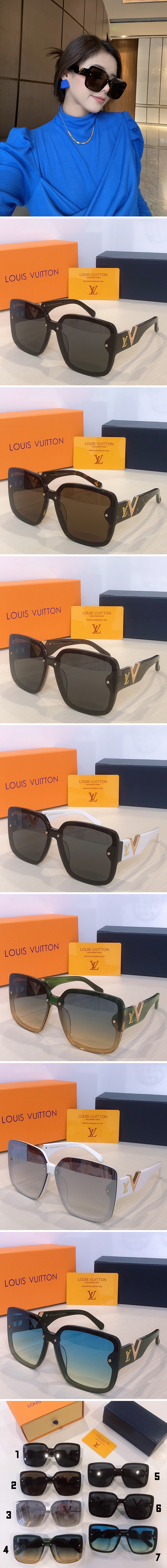 [Louis Vuitton] 루이비통 22SS 여자 여름 연예인 선데이 선글라스 안경테 SG084, 홍콩명품,무브타임,사이트,쇼핑몰,해외직구,구매대행