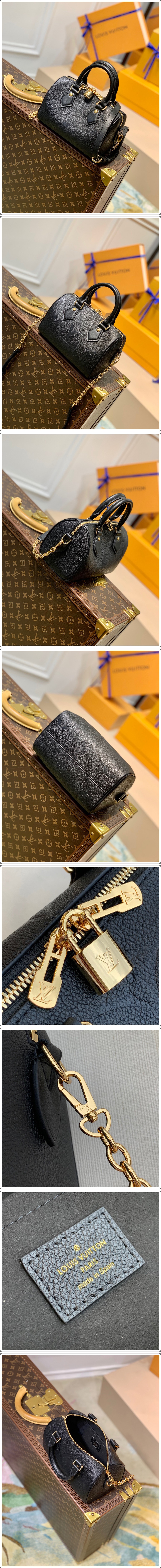 [홍콩명품,LOUIS VUITTON] 루이비통 모노그램 스피디 여성용 토트백 M58953, 블랙, BDA, 명품가방,뤼비똥,최신,22SS,여자가방,미러급,레플리카,무브타임,직구쇼핑몰