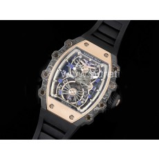 [홍콩명품시계.RICHARD MILLE] 리차드밀레 RM21-01 로즈골드 투어빌론 스켈레톤 다이얼, 블랙라버 스트랩,명품레플리카,무브타임, 남자명품시계,워치,손목시계