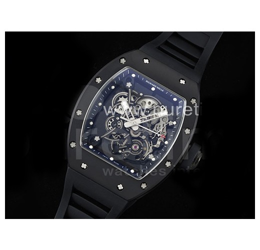 [홍콩명품시계.RICHARD MILLE] 리차드밀레 RM055 블랙 세라믹 스켈레톤 다이얼, 무브타임, 남자명품시계,워치,손목시계