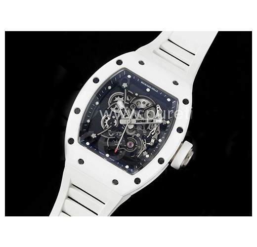 [홍콩명품시계.RICHARD MILLE] 리차드밀레 RM055 화이트 세라믹 스켈레톤 다이얼, 무브타임, 남자명품시계,워치,손목시계