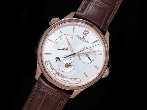 [홍콩명품시계.JAEGER-LECOULTRE] 예거르꿀뜨르 마스터 지오그래픽 로즈골드 GMT 파워리저브 화이트 다이얼, 무브타임,남자명품시계,워치,중년남자,SA,명품시계