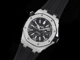 [홍콩명품시계.AUDEMARS PIGUET] 오데마피게 로얄오크 오프쇼어 다이버 15710 블랙 다이얼, 남자명품시계,워치,중년남자,SA,명품시계,고무밴드