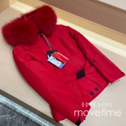 [홍콩명품.MONCLER] 몽클레어 22SS 연예인코디 여성용 폭스퍼 스키복 패딩자켓 레드 빨랑 WM771, SS, 명품의류,무브타임사이트,인터넷명품쇼핑몰,여자명품