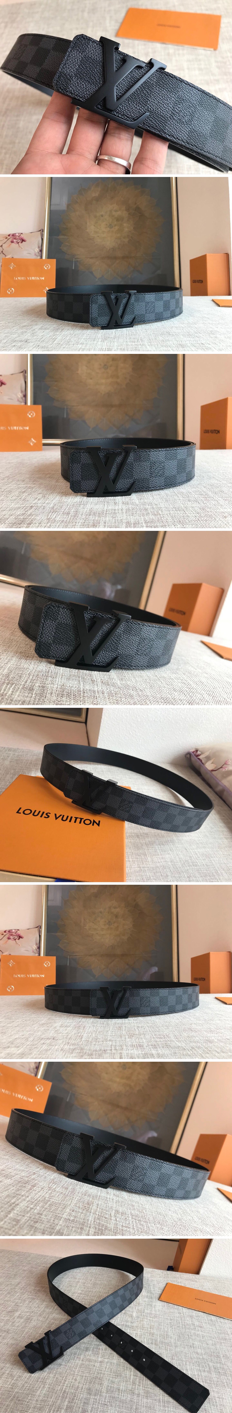 [홍콩명품,LOUIS VUITTON] 루이비통 다미에 22SS 연예인코디 최신유행 남성용 LV버클 벨트 BT407, 4.0cm, X1, 무브타임,쇼핑몰,명품레플리카,인터넷쇼핑,남자