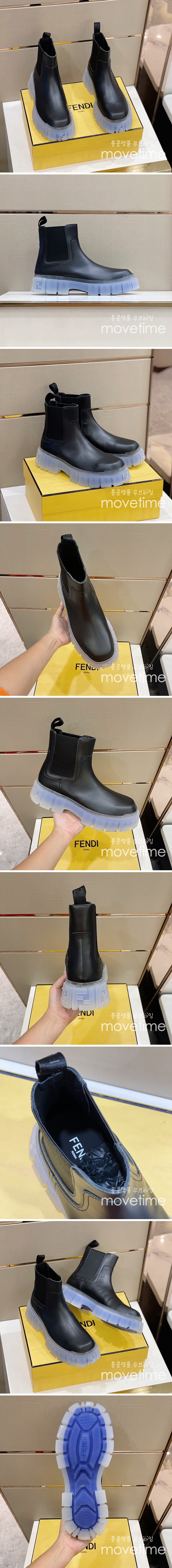 [홍콩명품,FENDI] 펜디 남성 부츠 Leather Chelsea boots , SE813, S2, 무브타임사이트,인터넷명품쇼핑몰,남자명품,슈즈,신발