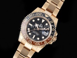 [홍콩명품시계.ROLEX] 로렉스 지엠티마스터II 126715 로즈골드 블랙/브라운 세라믹 베젤 블랙 다이얼, 롤렉스,남자명품시계,워치,중년남자,SA,명품시계,손목시계