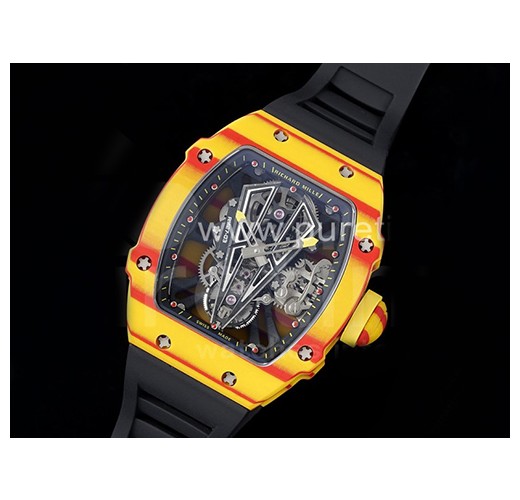 [홍콩명품시계.RICHARD MILLE] 리차드밀레 RM027-3 리얼 투어빌론 오렌지 카본 베젤 스켈레톤 다이얼, 남자명품시계,워치,중년남자,SA,명품시계,손목시계