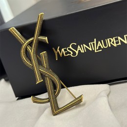 [홍콩명품.YSL] 입생로랑 22SS 골드 YSL 로고 브로치, ET477, NNT, 홍콩명품쇼핑몰,무브타임,악세사리,잡화,생활용품