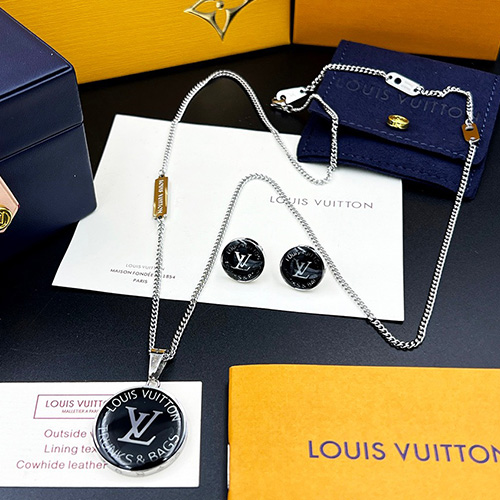 [홍콩명품.LOUIS VUITTON] 루이비통 23SS LV AWARD 펜던트 목걸이+귀걸이 M00911, ET756, 홍콩명품쇼핑몰,무브타임,악세사리,잡화,생활용품