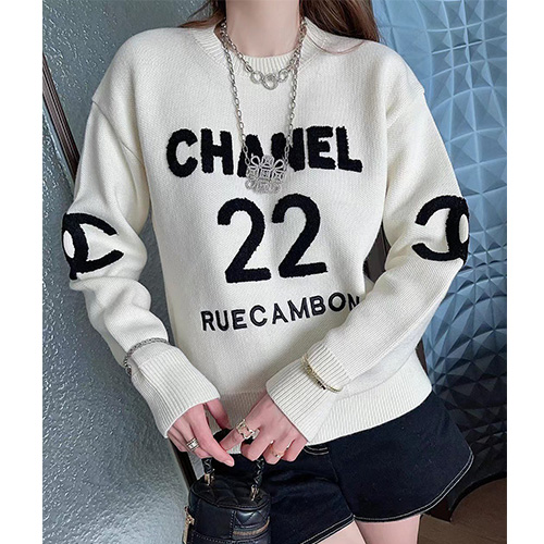 [홍콩명품.CHANEL] 샤넬 23SS 로고 22 니트 스웨터(2컬러), BM3860, TBG, 명품쇼핑몰,의류,무브타임사이트,인터넷쇼핑몰,해외직구