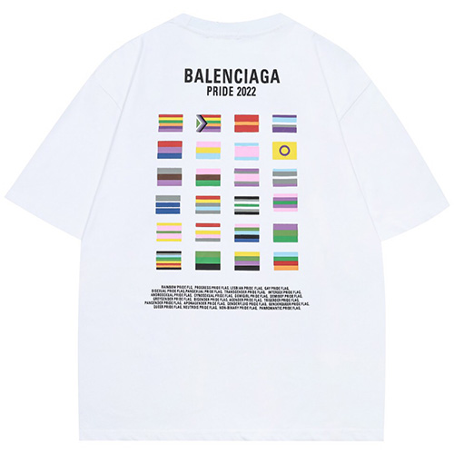 [홍콩명품.BALENCIAGA] 발렌시아가 23SS 프린트 반팔 티셔츠 (2컬러), BM4232, ST1, 명품쇼핑몰,의류,무브타임사이트,인터넷쇼핑몰,해외직구로고