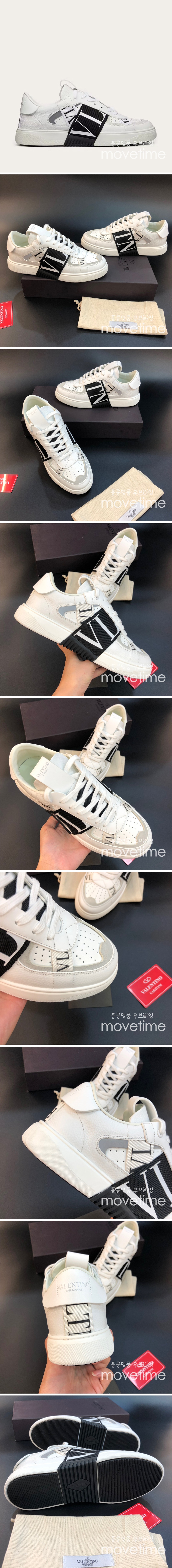 [홍콩명품.Valentino] 발렌티노 23SS VLTN 로고 스트링 로우탑 스니커즈, SE1176, PMD, 무브타임사이트,인터넷명품쇼핑몰,남자명품,슈즈,신발