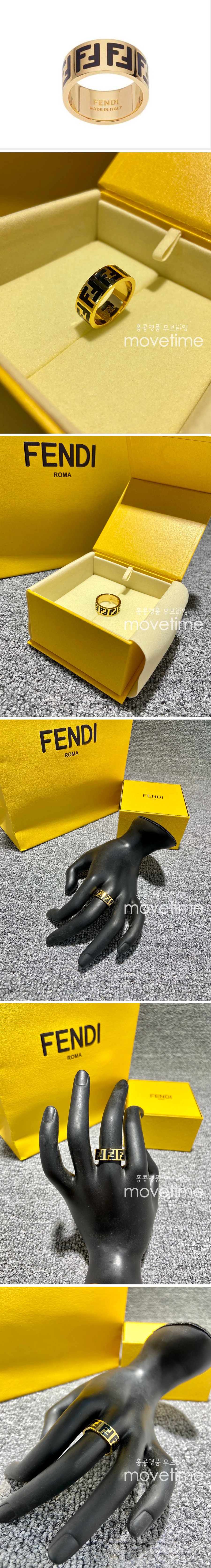 [홍콩명품,FENDI] 펜디 23SS FF 로고 인그레이브드 반지, ET1048, AGG, 홍콩명품쇼핑몰,무브타임,악세사리,잡화,생활용품