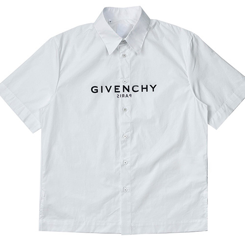 [홍콩명품.GIVENCHY] 지방시 23SS 로고 프린트 반팔 남방 셔츠 (화이트), BM5375, JU, 온라인명품쇼핑몰,의류,무브타임사이트,인터넷쇼핑몰,해외직구