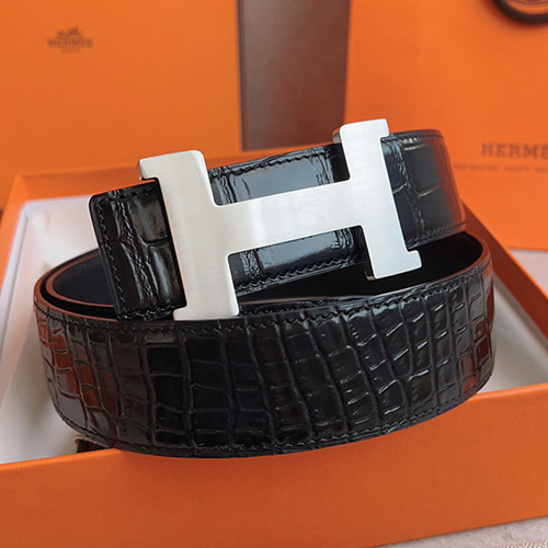 [홍콩명품.Hermes] 에르메스 23SS 로고 악어가죽 벨트 38MM (2컬러), BT709, 3.8cm, BRB, 명품레플리카,명품쇼핑몰,의류,무브타임사이트,인터넷쇼핑몰,남자명품,해외직구