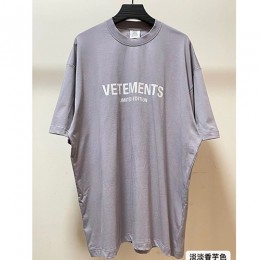 [명품빅사이즈.VETEMENTS] 베트멍 23SS 로고 프린트 반팔 티셔츠, BM5906, VT, 홍콩명품쇼핑몰,인터넷명품,온라인명품사이트,여자명품,해외직구