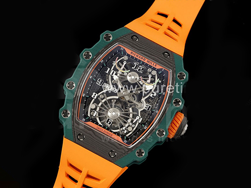 [홍콩명품시계.RICHARD MILLE] 리차드밀레 RM21-02 투어빌론  스켈레톤 다이얼 고무밴드 스트랩, 명품직구,구매대행,럭셔리,남자명품시계,워치,중년남자