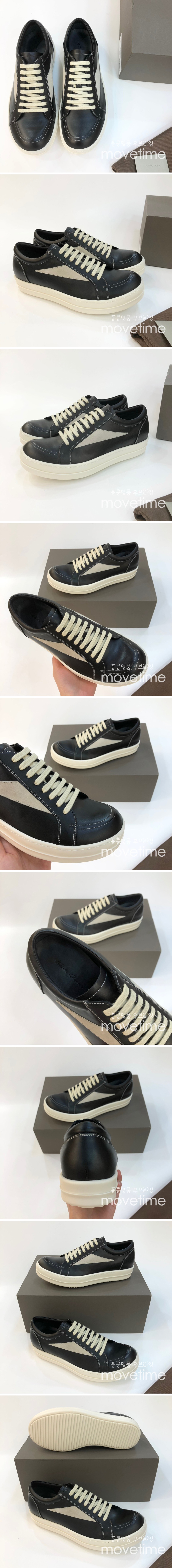 [Rick Owens DRKSHDW] 릭 오웬스 23SS 반스 빈티지 레더 스니커즈, SE1702, PMD, 무브타임사이트,인터넷명품쇼핑몰,남자명품,슈즈,신발