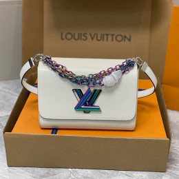 [홍콩명품.LOUIS VUITTON] 루이비통 23SS 트위스트 MM M22029 (화이트), BGM1605, BDA, 홍콩명품가방,명품쇼핑몰,크로스백,핸드백,구매대행,무브타임