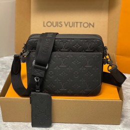 [홍콩명품.LOUIS VUITTON] 루이비통 23SS 모노그램 트리오 메신저 백 M46602 (블랙), BGM1615, BDA, 홍콩명품가방,명품쇼핑몰,크로스백,핸드백,구매대행,무브타임