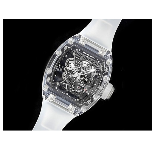 [홍콩명품시계.RICHARD MILLE] 리차드밀레 RM055 투명케이스 스켈레톤 다이얼 고무밴드 스트랩, 명품직구,구매대행,럭셔리,남자명품시계,워치,중년남자