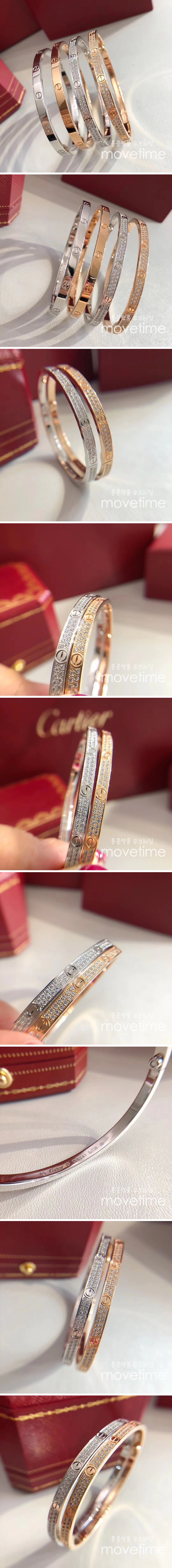 [홍콩명품.CARTIER] 까르띠에 23SS LOVE 브레이슬릿 다이아몬드 팔찌 (4컬러), ET1483, AGG, 홍콩명품쇼핑몰,인터넷명품,온라인명품사이트,여자명품,해외직구