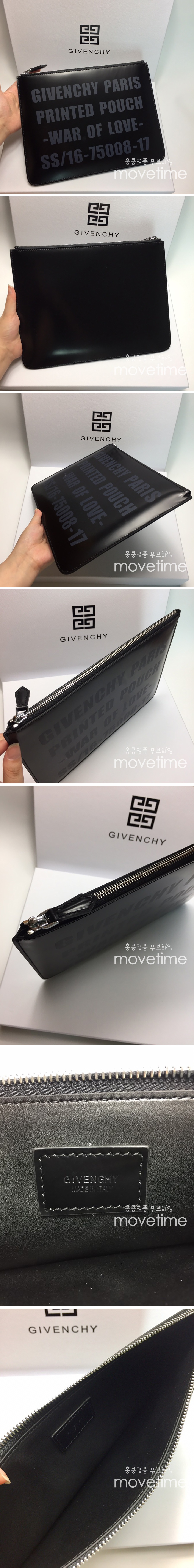 [홍콩명품.GIVENCHY] 지방시 23SS 로고 폰트 프린트 클러치 백 (블랙), BGM1703, H5, 홍콩명품가방,명품쇼핑몰,크로스백,핸드백,구매대행,무브타임