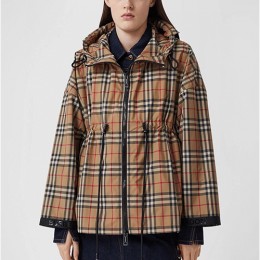 [홍콩명품.Burberry] 버버리 23SS 테이프 빈티지 체크 후드 재킷 80322101(아카이브 베이지), BM7690, BR, 온라인명품쇼핑몰,남자명품의류,인터넷쇼핑몰,해외직구