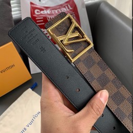 [홍콩명품.LOUIS VUITTON] 루이비통 23SS 로고 다미에 가죽 벨트 (2컬러), BT872, 4.0cm, BRB, 명품레플리카,명품쇼핑몰,의류,무브타임사이트,인터넷쇼핑몰,남자명품,해외직구