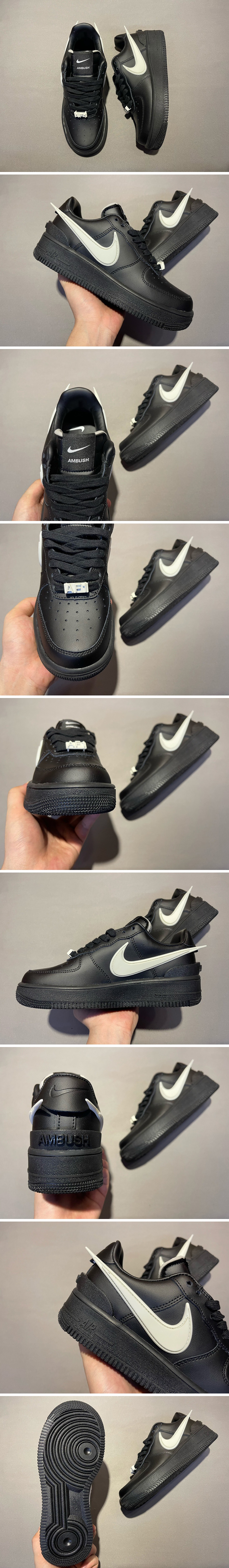 [홍콩명품.NIKE] 나이키 23SS Ambush x Nk Air Force 1\'07 로우 스니커즈 (블랙), SE1922, SMS, 무브타임사이트,인터넷명품쇼핑몰,남자명품,슈즈,신발