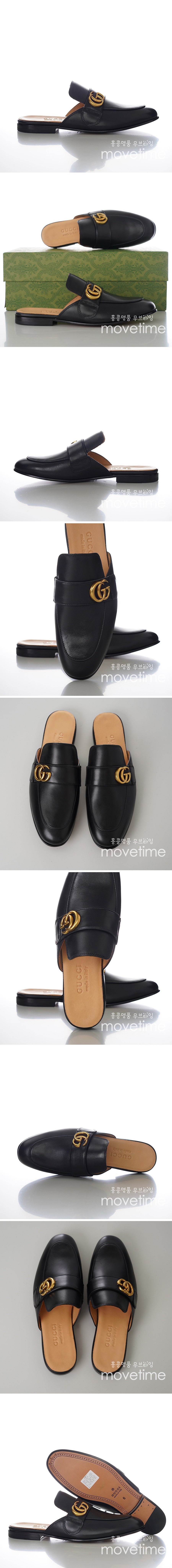 [홍콩명품.Gucci] 구찌 23SS 프린스타운 가죽 슬리퍼 로퍼 뮬 (블랙), SE1942, S6, 무브타임사이트,인터넷명품쇼핑몰,남자명품,슈즈,신발