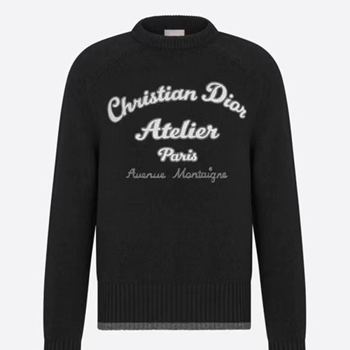 [홍콩명품,Christian Dior] 디올 23SS 로고 그래픽 자수 캐시미어 니트 스웨터 (2컬러), BM9194, JU, 온라인명품쇼핑몰,남자명품의류,인터넷쇼핑몰,해외직구