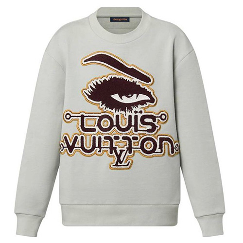 [홍콩명품.LOUIS VUITTON] 루이비통 23SS 엠브로이더드 코튼 맨투맨 1ABYJU, BM9567, JU, 온라인명품쇼핑몰,남자명품의류,인터넷쇼핑몰,해외직구