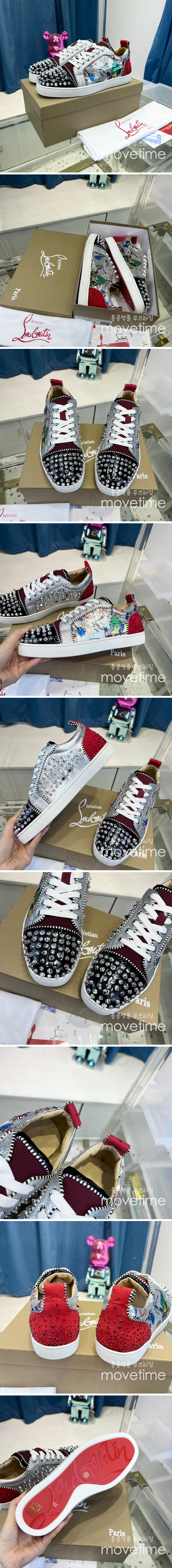 [홍콩명품.Christian Louboutin] 크리스챤루부탱 23SS 로고 운동화 스니커즈, SE2111, ALW, 무브타임사이트,인터넷명품쇼핑몰,남자명품,슈즈,신발