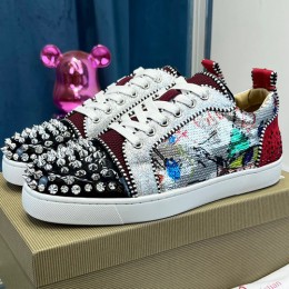 [홍콩명품.Christian Louboutin] 크리스챤루부탱 23SS 로고 운동화 스니커즈, SE2111, ALW, 무브타임사이트,인터넷명품쇼핑몰,남자명품,슈즈,신발