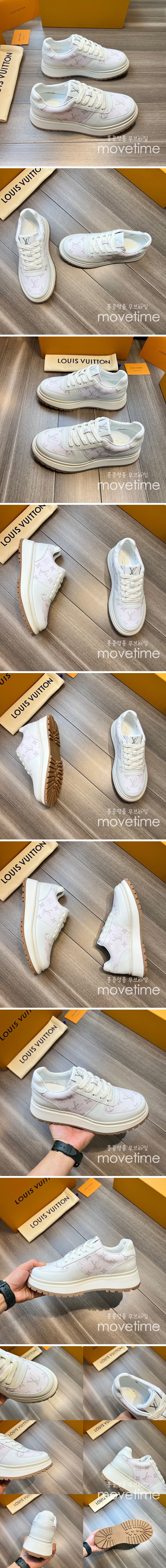 [홍콩명품.LOUIS VUITTON] 루이비통 23SS 모노그램 가죽 운동화 스니커즈 (화이트), SE2120, ALW, 무브타임사이트,인터넷명품쇼핑몰,남자명품,슈즈,신발